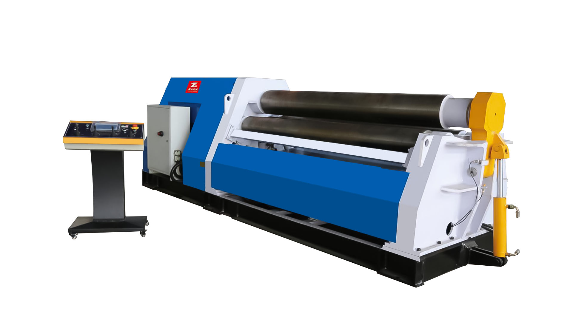 CNC-elektrische Servo-Vierwalzen-Blechwalzmaschine